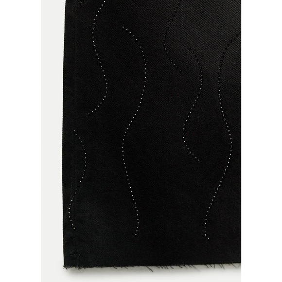 NWT Zara Rhinestone Jeans - Picture 10 of 11